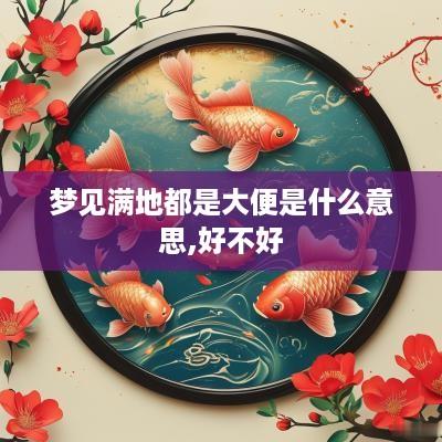 梦见满地都是大便是什么意思,好不好