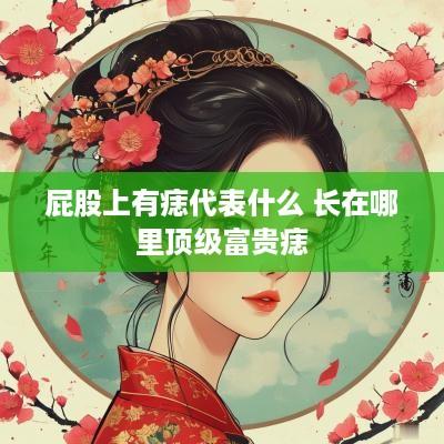 屁股上有痣代表什么 长在哪里顶级富贵痣