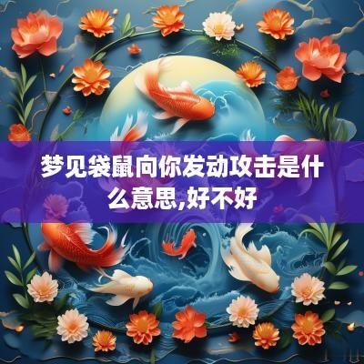 梦见袋鼠向你发动攻击是什么意思,好不好