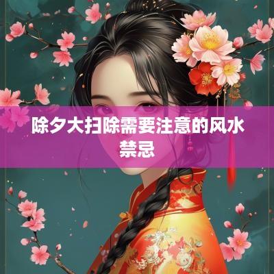除夕大扫除需要注意的风水禁忌