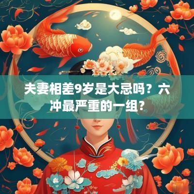 夫妻相差9岁是大忌吗？六冲最严重的一组？