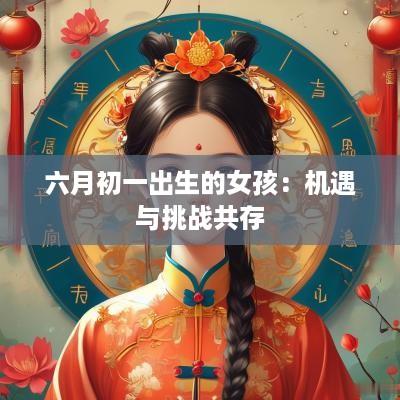 六月初一出生的女孩：机遇与挑战共存