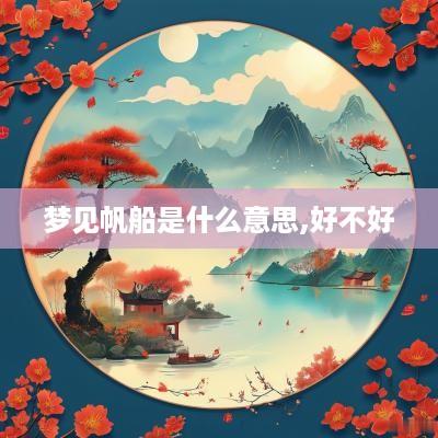 梦见帆船是什么意思,好不好
