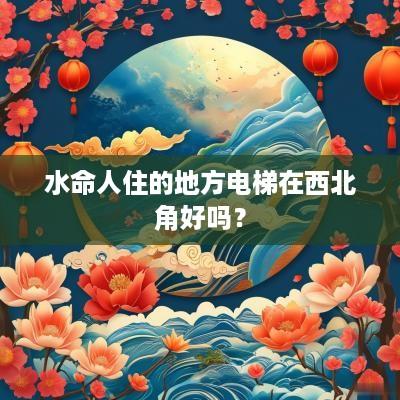 水命人住的地方电梯在西北角好吗？