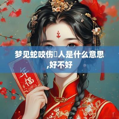 梦见蛇咬伤別人是什么意思,好不好