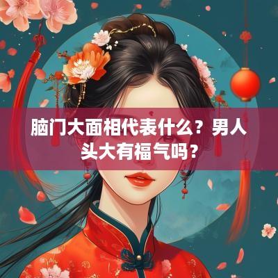 脑门大面相代表什么？男人头大有福气吗？