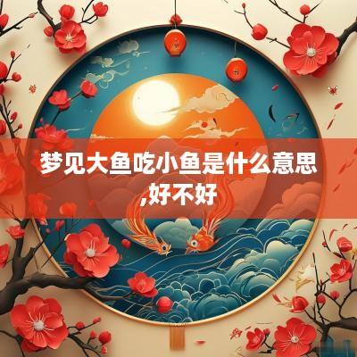 梦见大鱼吃小鱼是什么意思,好不好
