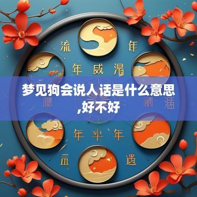梦见狗会说人话是什么意思,好不好