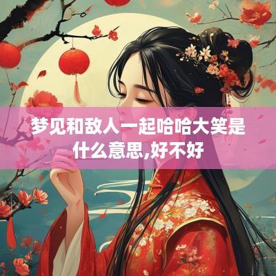 梦见和敌人一起哈哈大笑是什么意思,好不好