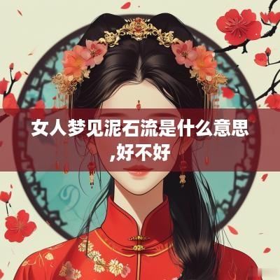 女人梦见泥石流是什么意思,好不好