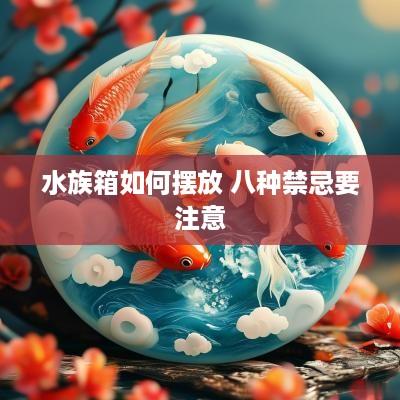 水族箱如何摆放 八种禁忌要注意