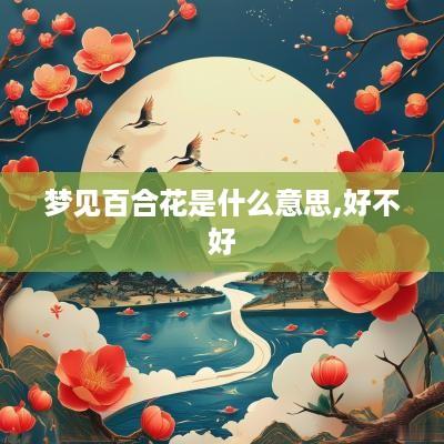 梦见百合花是什么意思,好不好