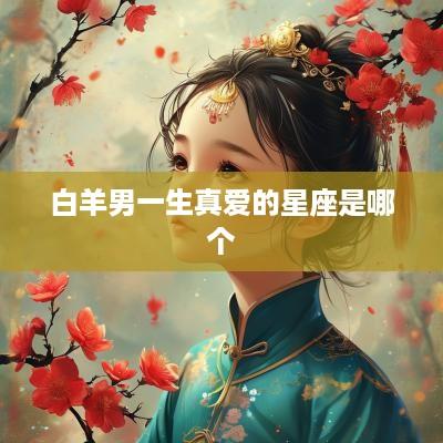 白羊男一生真爱的星座是哪个