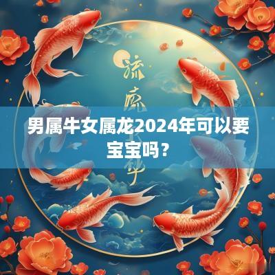 男属牛女属龙2025年可以要宝宝吗？