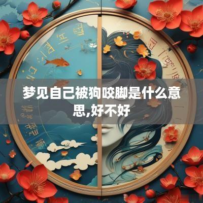 梦见自己被狗咬脚是什么意思,好不好