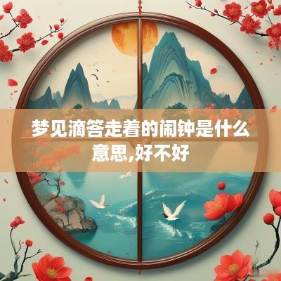 梦见滴答走着的闹钟是什么意思,好不好