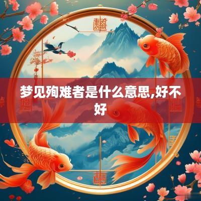 梦见殉难者是什么意思,好不好