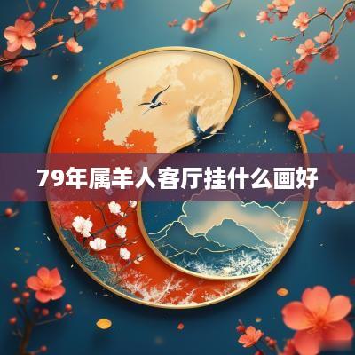 79年属羊人客厅挂什么画好
