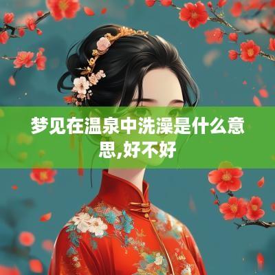 梦见在温泉中洗澡是什么意思,好不好