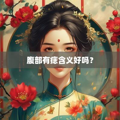 腹部有痣含义好吗？