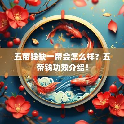 五帝钱缺一帝会怎么样？五帝钱功效介绍！