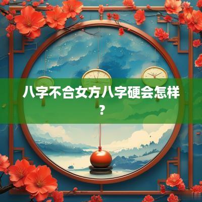 八字不合女方八字硬会怎样？
