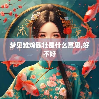 梦见雏鸡健壮是什么意思,好不好