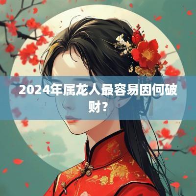 2025年属龙人最容易因何破财？