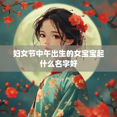 妇女节中午出生的女宝宝起什么名字好