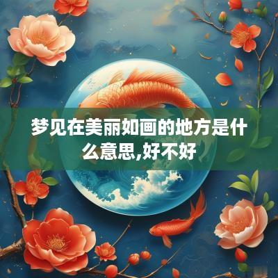 梦见在美丽如画的地方是什么意思,好不好