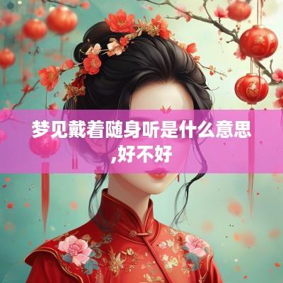 梦见戴着随身听是什么意思,好不好
