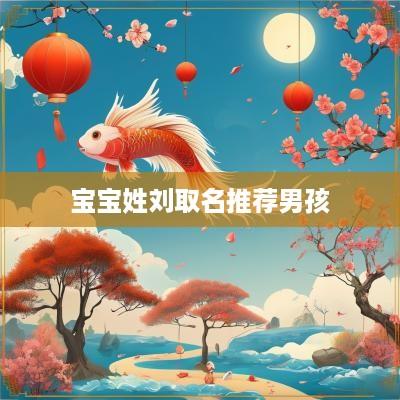 宝宝姓刘取名推荐男孩