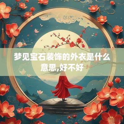 梦见宝石装饰的外衣是什么意思,好不好