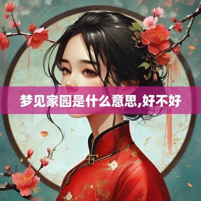 梦见家园是什么意思,好不好
