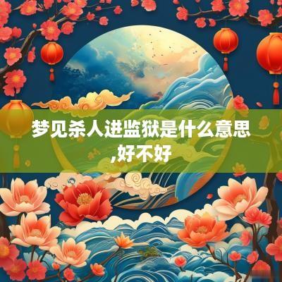梦见杀人进监狱是什么意思,好不好