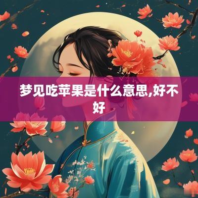梦见吃苹果是什么意思,好不好
