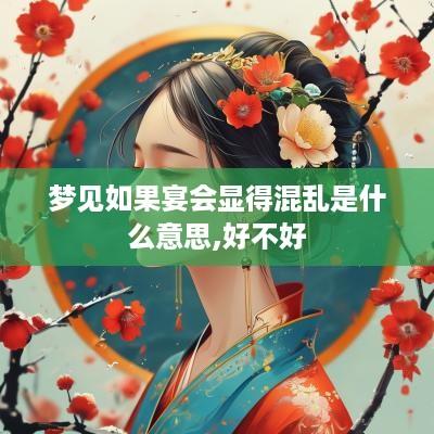 梦见如果宴会显得混乱是什么意思,好不好