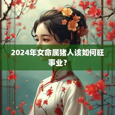 2025年女命属猪人该如何旺事业？