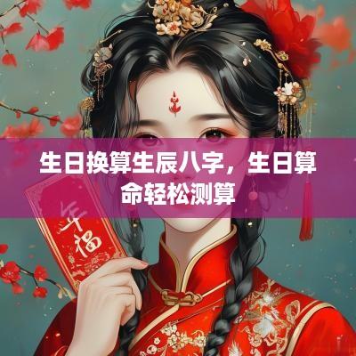 生日换算生辰八字，生日算命轻松测算