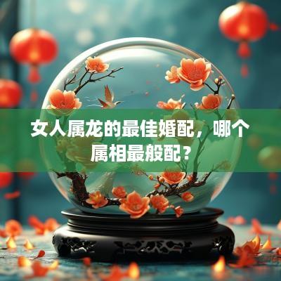 女人属龙的最佳婚配，哪个属相最般配？