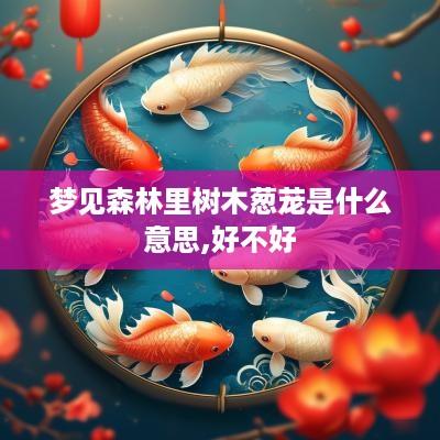 梦见森林里树木葱茏是什么意思,好不好