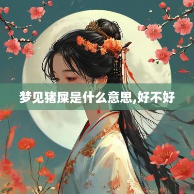梦见猪屎是什么意思,好不好
