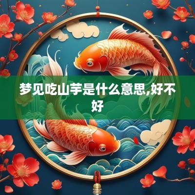 梦见吃山芋是什么意思,好不好
