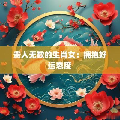 贵人无数的生肖女：拥抱好运态度