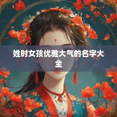 姓时女孩优雅大气的名字大全