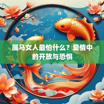 属马女人最怕什么？爱情中的开放与恐惧