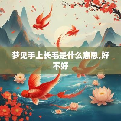 梦见手上长毛是什么意思,好不好