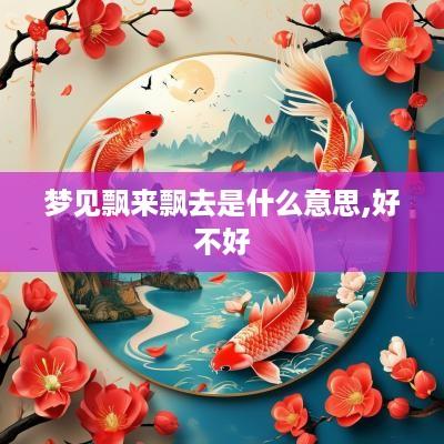 梦见飘来飘去是什么意思,好不好