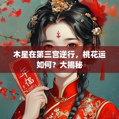 木星在第三宫逆行，桃花运如何？大揭秘