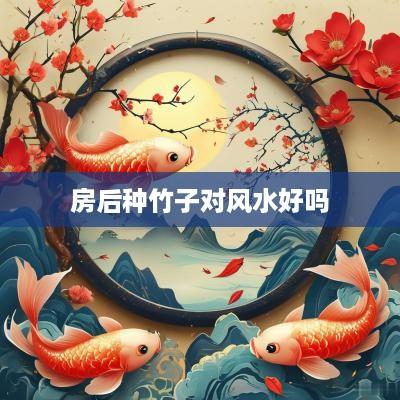 房后种竹子对风水好吗